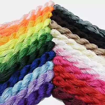 Kumihimo Satin Nylon Rattail Cord - 1mm Nylon Thread - 24Mtrs  > Great Value • £1.99
